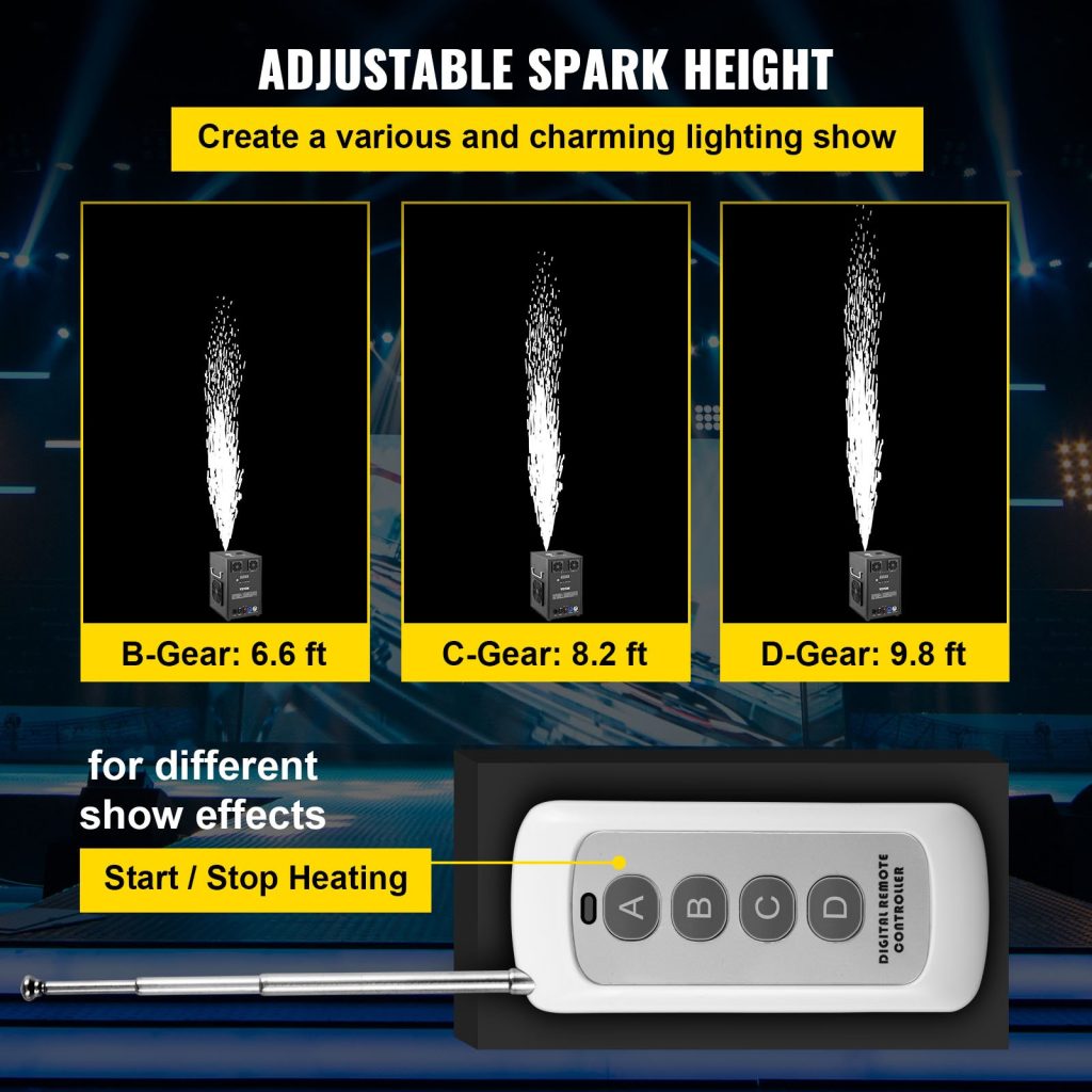 stage lighting effects ajjust able spark